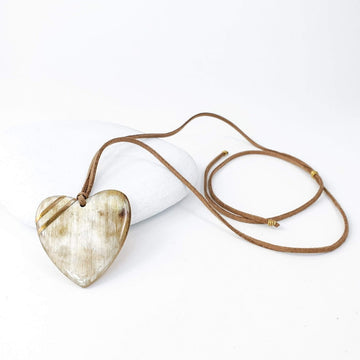 New Engravable Open Your Heart Necklace - Natural - Love Is Project