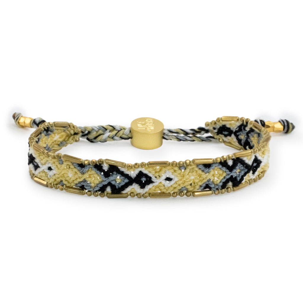 Bali Friendship Bracelet - Pebble Gold - Love Is Project