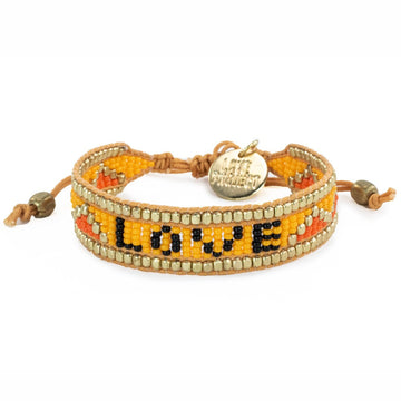 Custom Taj LOVE Bracelet - Saffron - Love Is Project