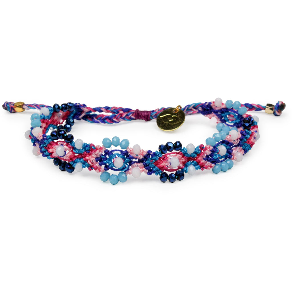 Bali Friendship Lei Bracelet - Blue Turquoise - Love Is Project