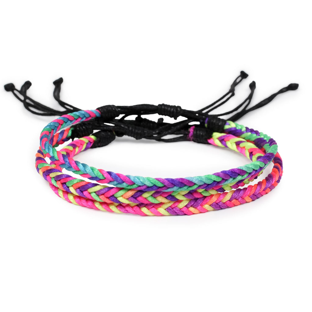 Ombre Neon Bracelets - Set of 3 - Love Is Project