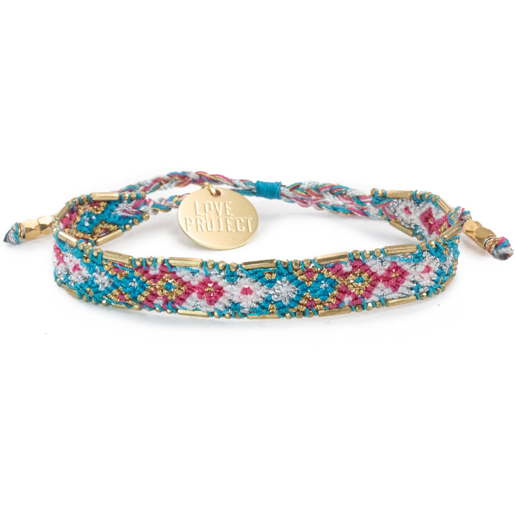 Bali Metallic Friendship Bracelet - Halo Beam - Love Is Project