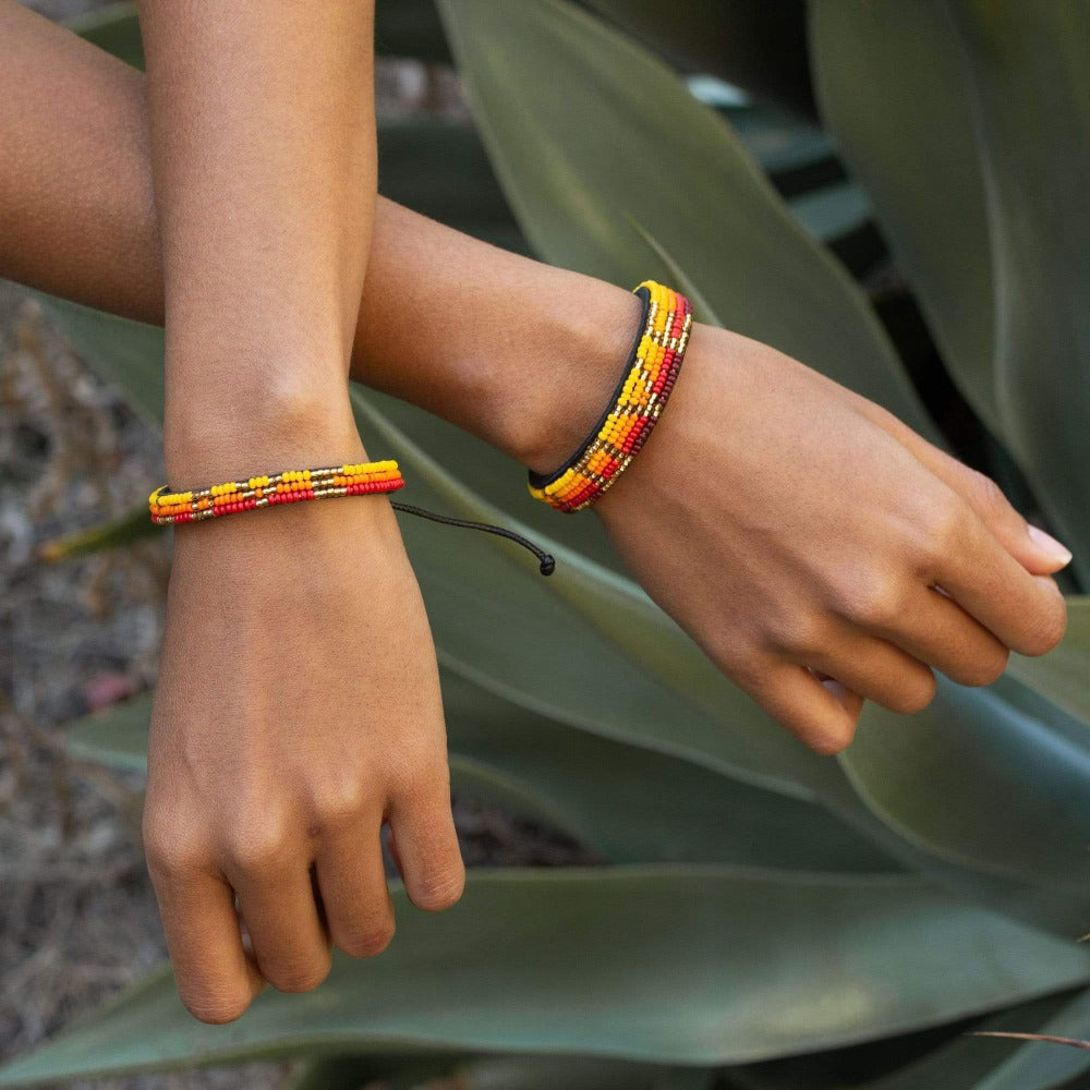 Serengeti Sunset Ombre LOVE Bracelet from Love Is Project