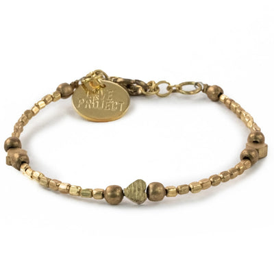 Gia Golden Heart Anklet from Love Is Project