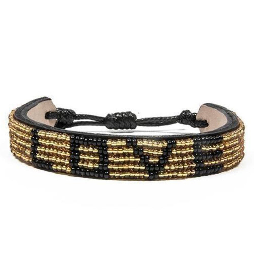 LOVE Bracelet - Gold/Black - Love Is Project