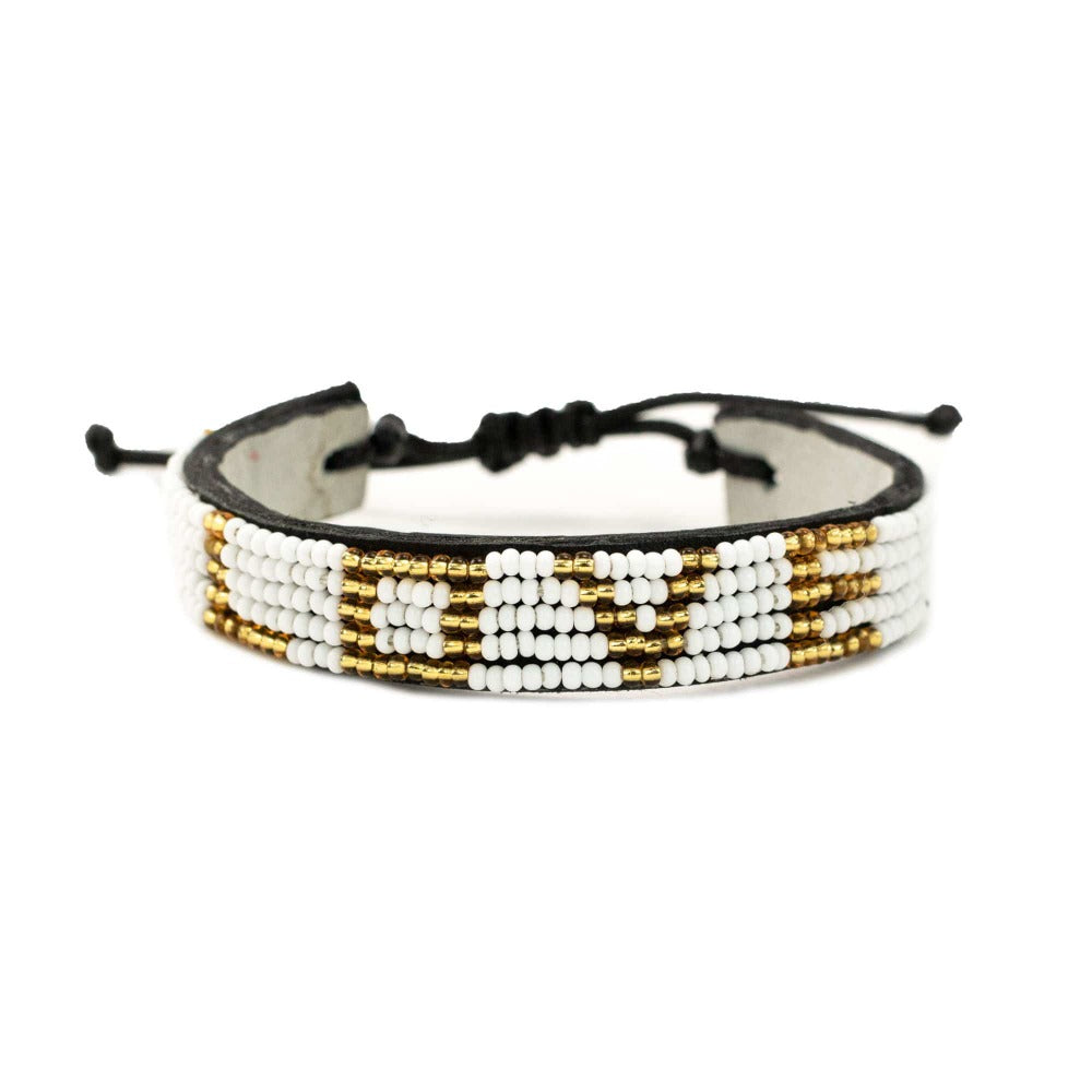 LOVE Bracelet - White/Gold - Love Is Project