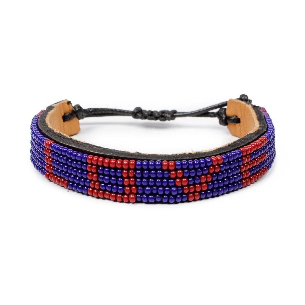 LOVE Bracelet - Navy and Crimson - Love Is Project