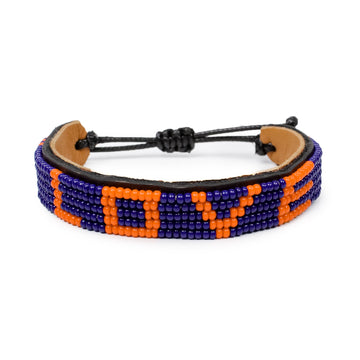 LOVE Bracelet - Navy and Orange - Love Is Project