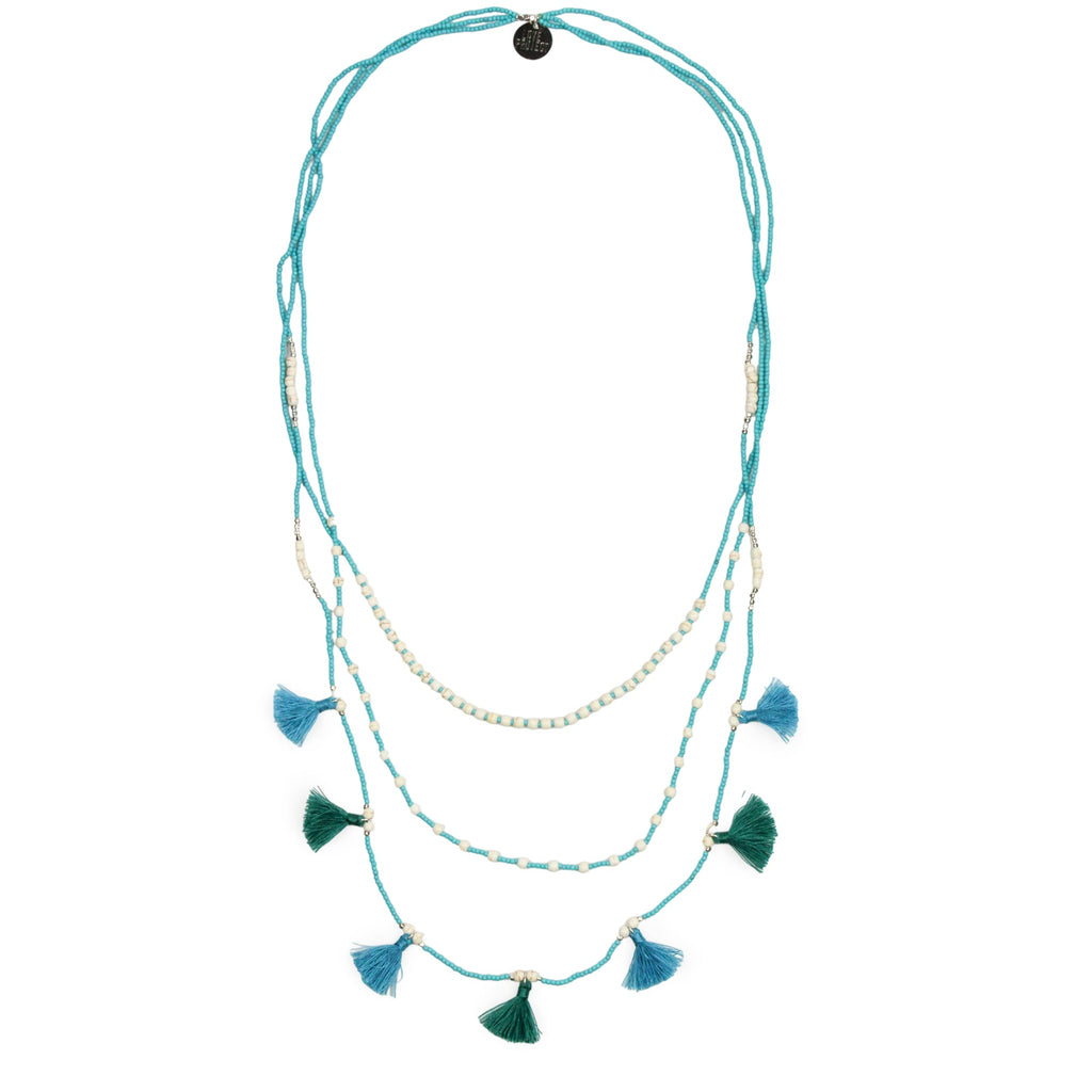 Bali Garland Necklace - Turquoise - Love Is Project