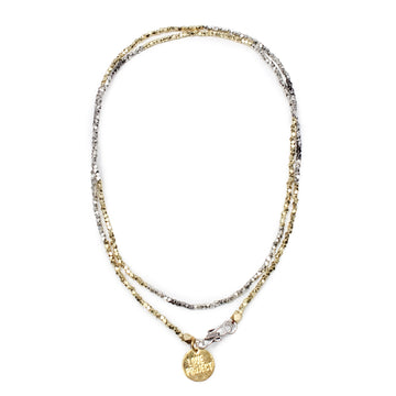 Kali Ombre Necklace - Silver / Gold - Love Is Project