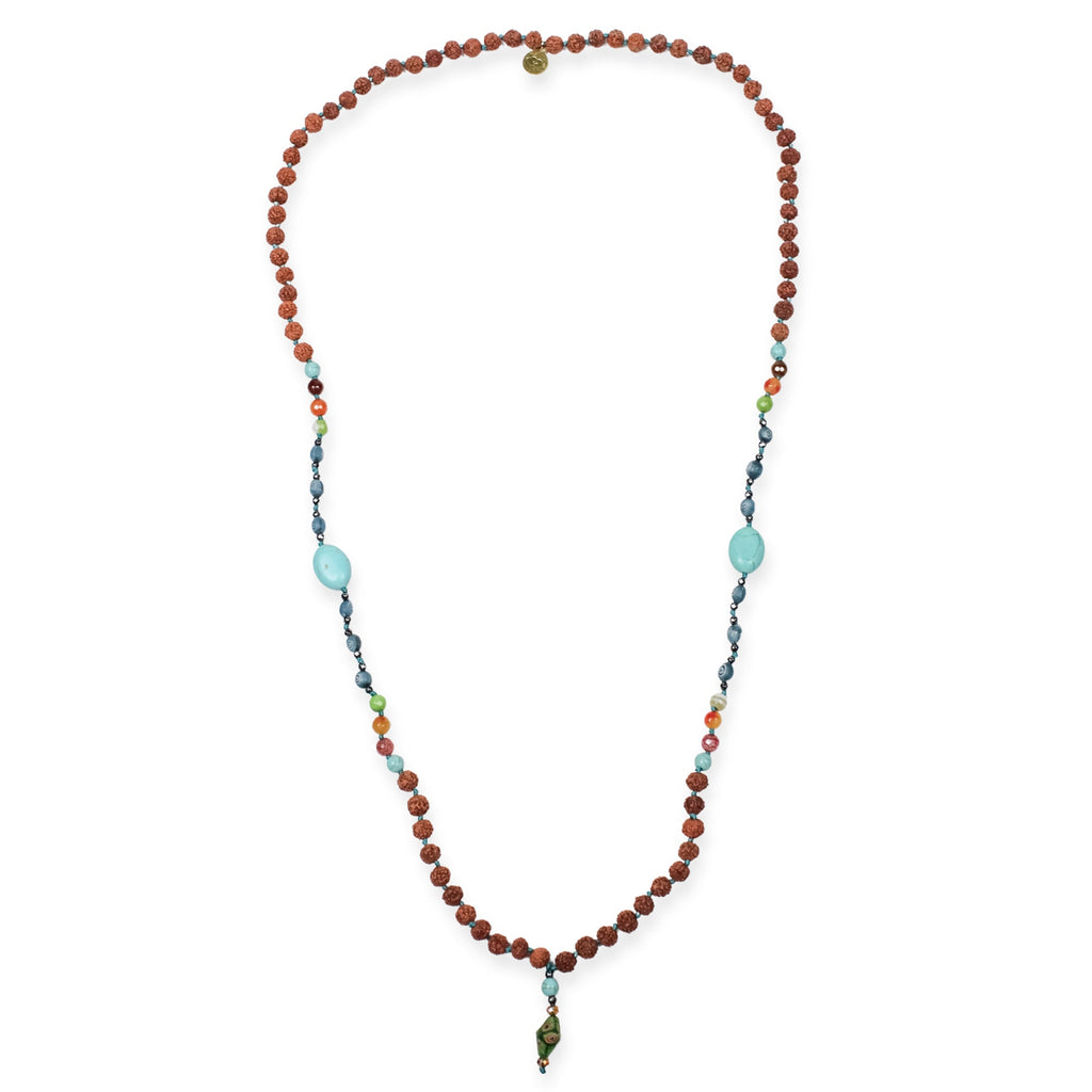 Bali Mala Necklace - Marine Blue - Love Is Project