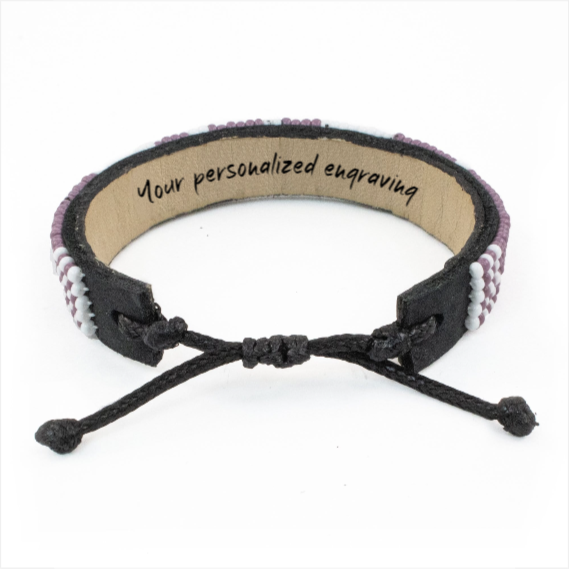 Purple Empower LOVE Bracelet - Love Is Project