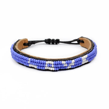 Skinny LOVE Bracelet - Royal Blue and White - Love Is Project