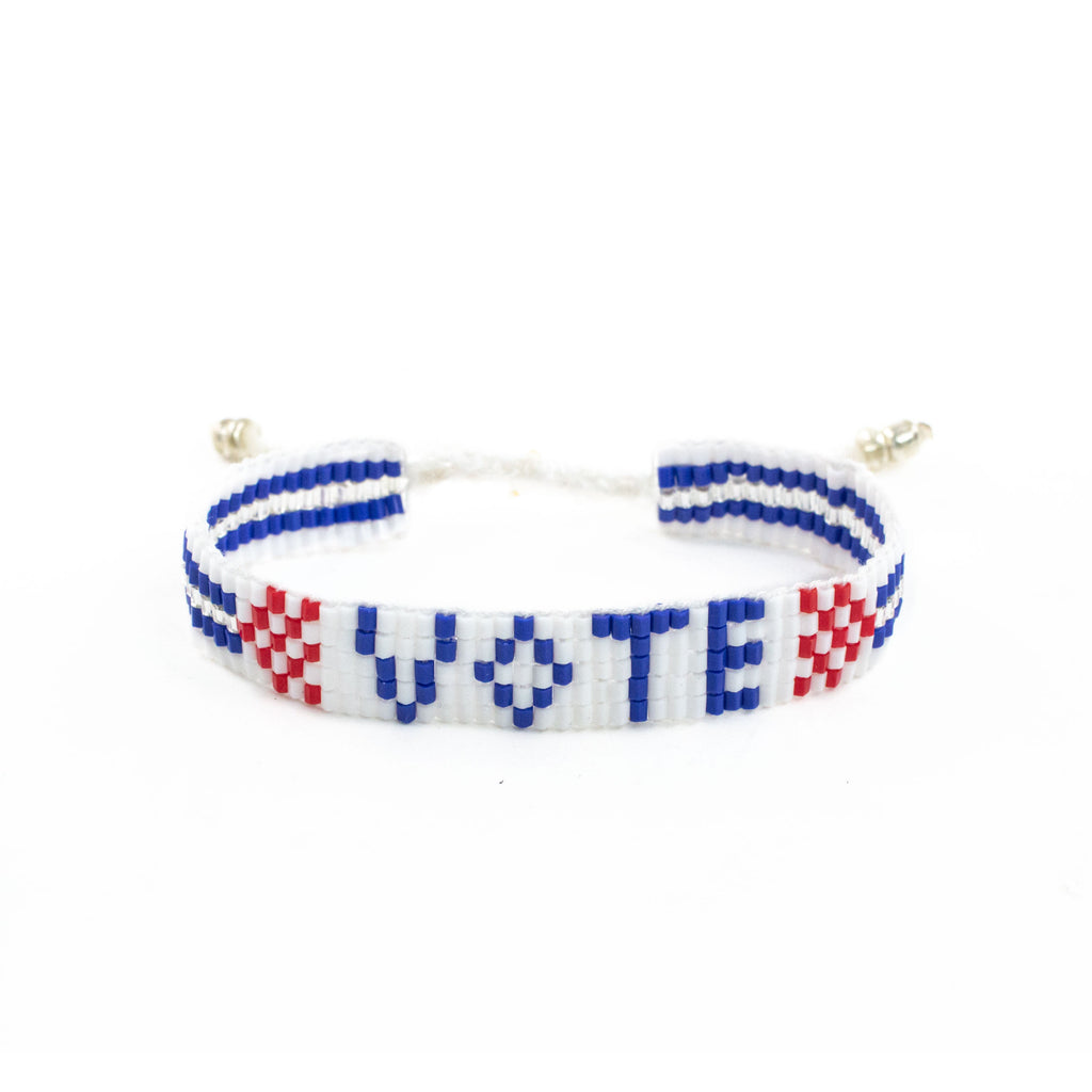 Vote Bracelet - Blue/Red/White - Love Is Project