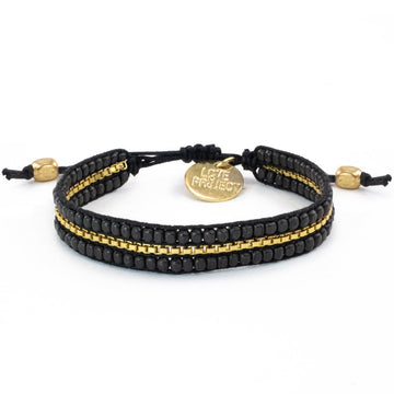 Dark Black Diwali Bracelet from Love Is Project