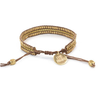 Gold Flame Diwali Bracelet from Love Is Project