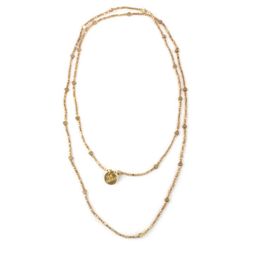 Gia Golden Heart Necklace from Love Is Project