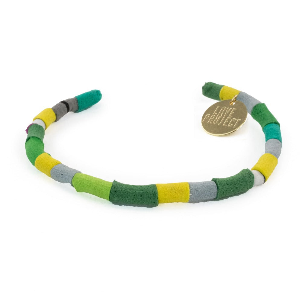 Green Turtle Flip Flop Bracelet from Love Is Project