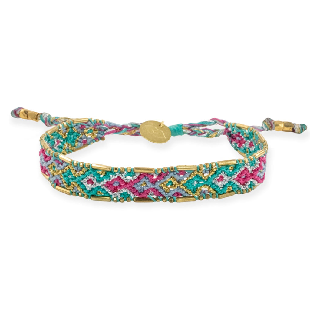 Bali Metallic Friendship Bracelet - Mirage Oasis - Love Is Project