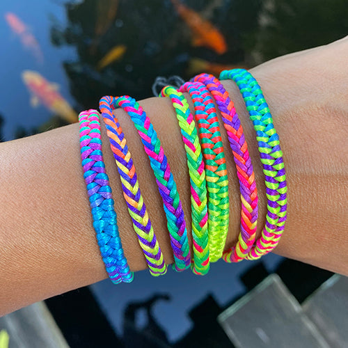 Ombre Neon Bracelets - Set of 3
