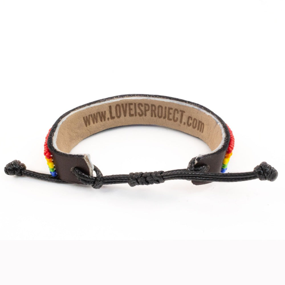 Rainbow Love Bracelet from Love Is Project