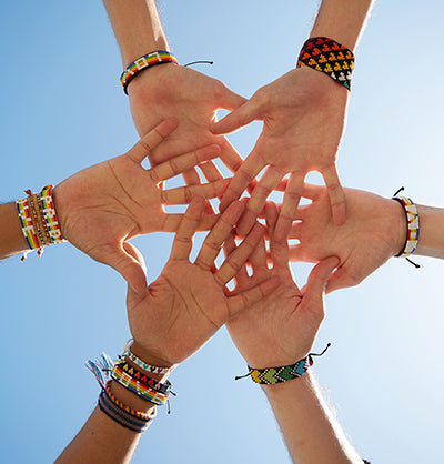 Rainbow Love Bracelet from Love Is Project