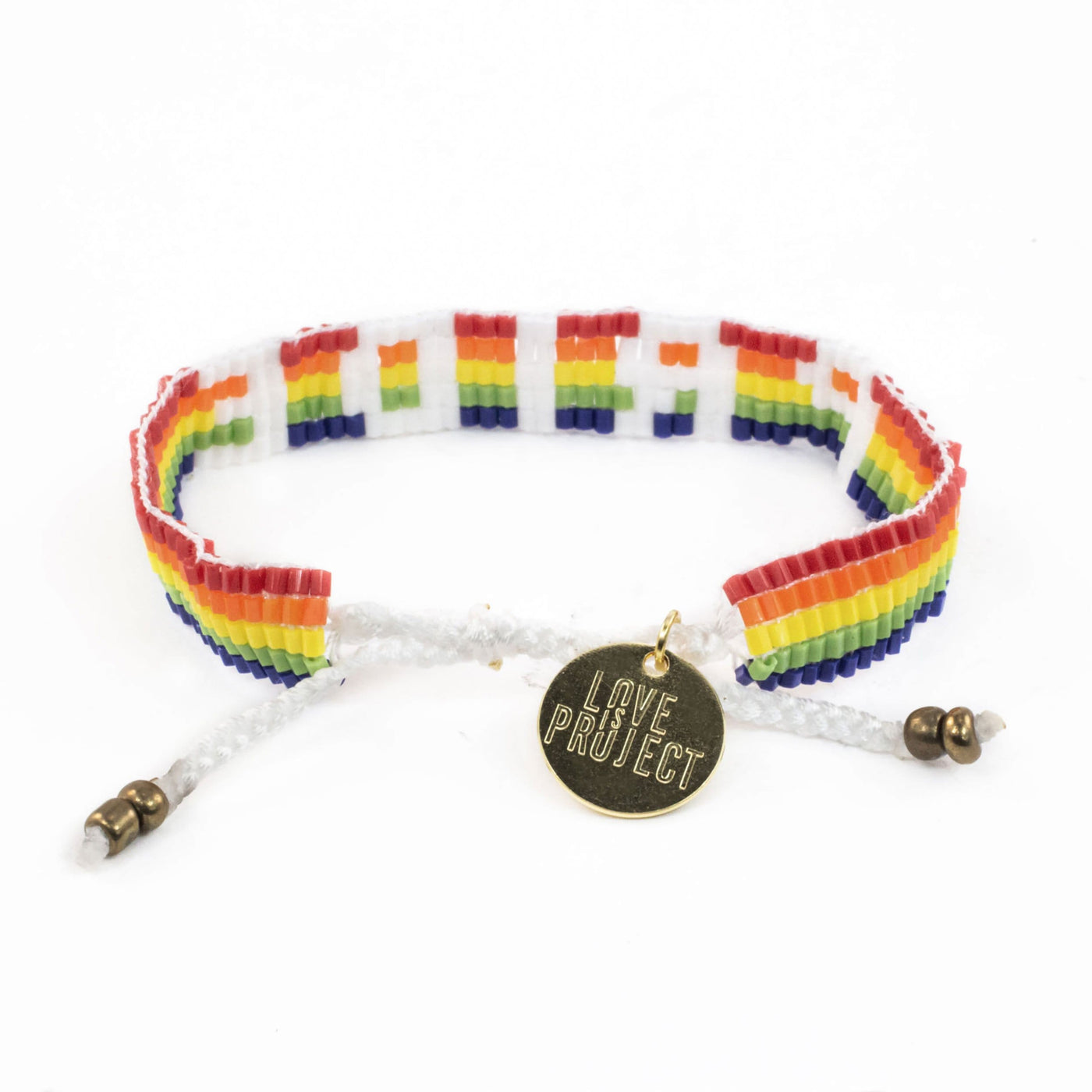 Seed Bead PRIDE Bracelet - Rainbow