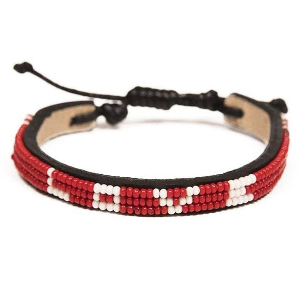 Skinny LOVE Bracelet - Red - Love Is Project