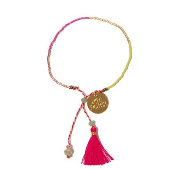 Bali UNITY Beaded Bracelet - Pink - Love Is Project