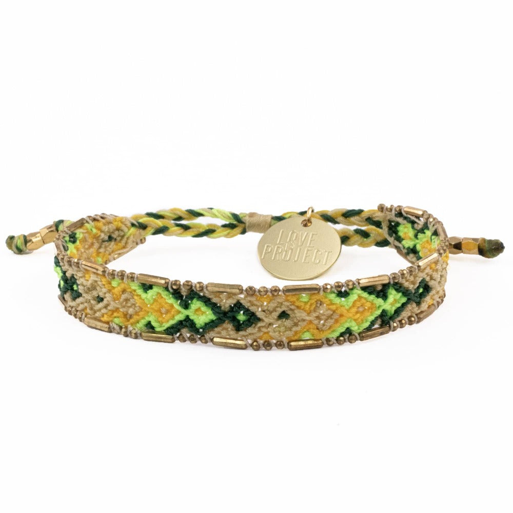 The Jungle Forest Bali Friendship Bracelet from Love Is Project