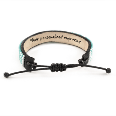 Custom LOVE Bracelet - Turquoise