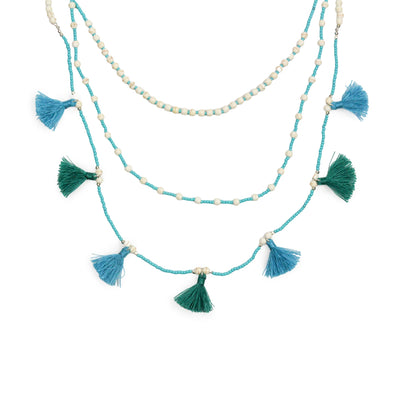 Bali Garland Necklace - Turquoise